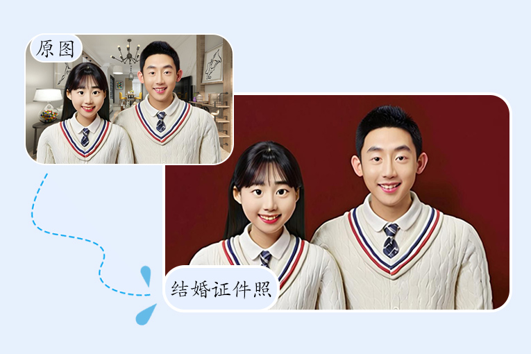 结婚证件照效果图 结婚证件照,结婚证件照标准要求:
