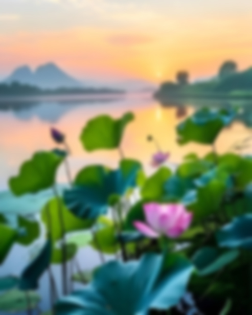 人像高清前：模糊的低分辨率人像图片